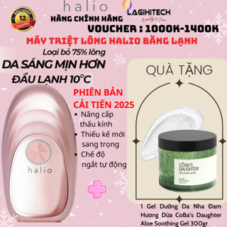 [MẪU MỚI 2025] Máy Triệt Lông Lạnh Cá Nhân Halio IPL Cooling Hair Removal Device Bảo Hành 1 Năm - Hàng Chính Hãng