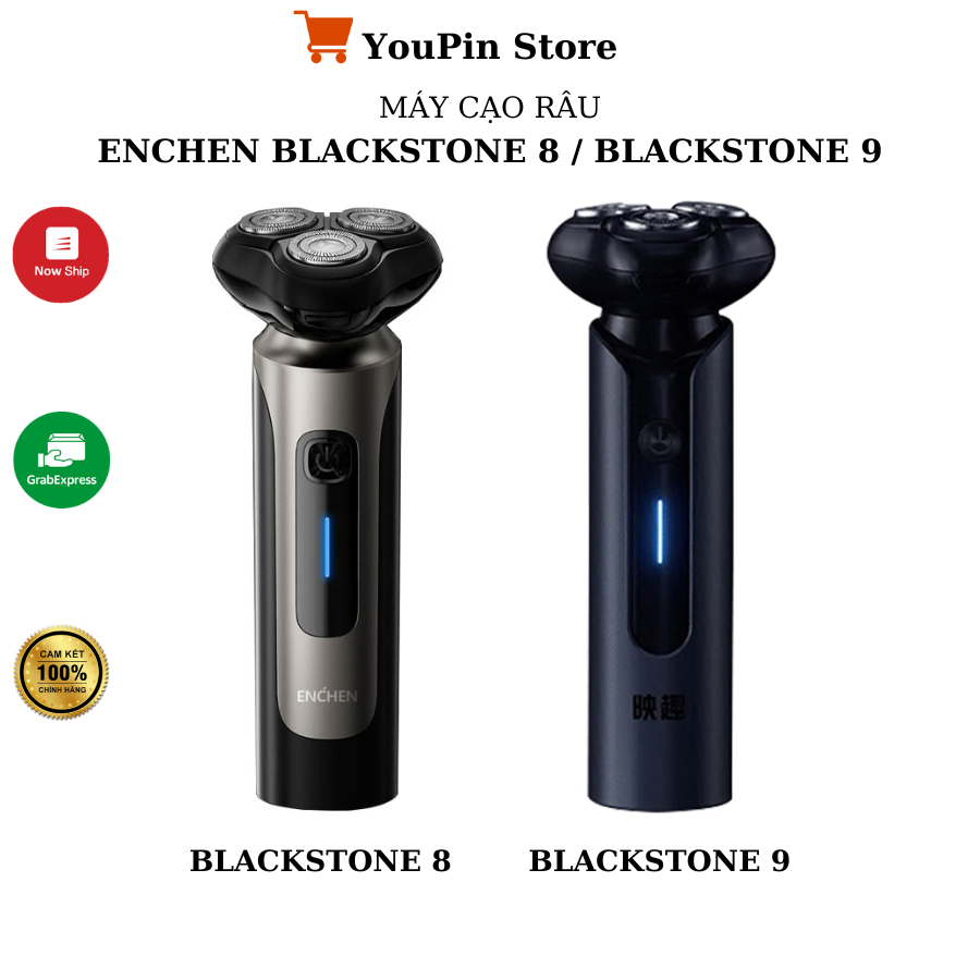 Máy cạo râu Enchen BlackStone 9 Enchen BlackStone 8 cạo khô, cạo ướt - Bảo hành 6 tháng