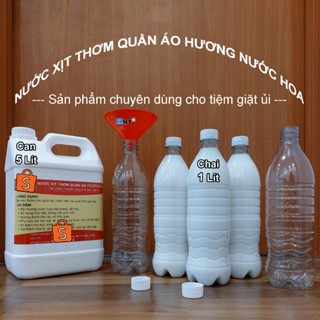 Nước xịt thơm quần áo chuyên dùng trong tiệm giặt ủi BÁN CHẠY NHẤT 2024 (Chai 1 Lít)