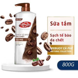  Sữa Tắm Lifebuoy Cafe 800G Sạch Tế Da Chết Từ Cà Phê Lifebouy Exfoliating Coffee Shower Gel 800G 