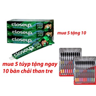 [ mua 5 tuýp tặng 10 bàn chải ] Combo 5 Tuýt Kem đánh răng Closeup Thái Lan tặng 10 Bàn Chải