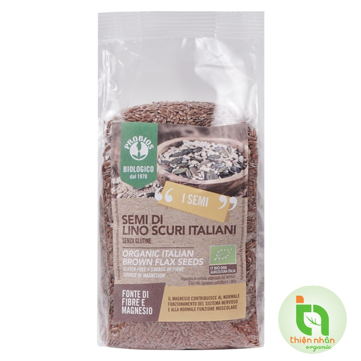 Hạt Lanh Nâu Hạt Lanh Vàng Hữu Cơ Probios 500g
