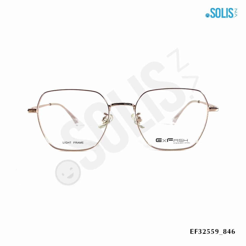 Gọng kính KL hiệu Exfash EF32559 - GỌNG KÍNH KIM LOẠI EXFASH EF32559 KÍCH THƯỚC 50-18-143
