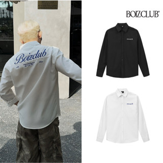 Áo Sơ Mi Dài Tay BOIZCLUB MS nam nữ form rộng hàn quốc dáng rộng Cotton