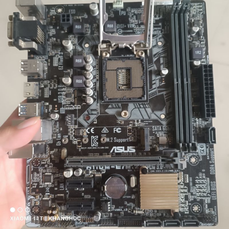 H110 MÃ H110M E/M2 ASUS MAINBOARD MÁY VI TÍNH [KHÔNG KÈM THEO MIẾNG SẮT FE CHẶN]