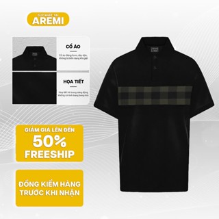  Áo polo nam ngắn tay AREMI vải cotton tổ ong cao cấp thiết kế sang trọng thanh lịch APL0007 