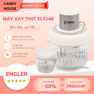 Máy Xay Thịt Đa Năng Engler EL5146 Dung Tích 2L Công Suất 500W Cối Thủy Tinh Lưỡi Dao Sắc Bén