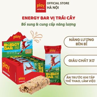  Thanh năng lượng PLAY 2.0 vị trái cây và yến mạch – Thanh ngũ cốc dinh dưỡng PLAY Energy Bar 