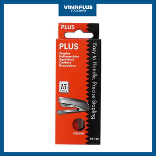 Bấm Kim Số 10 PLUS Chính Hãng, Độ Bền Cao, Cầm Tay Tiện Lợi (Màu Ngẫu Nhiên)