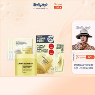 T20_  Set Toner Pad Phục Hồi Keo Ong CNP Laboratory Propolis Energy Ampule