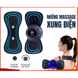 Máy massage trị liệu cổ vai gáy xung điện - miếng dán massage mini sung điện toàn thân