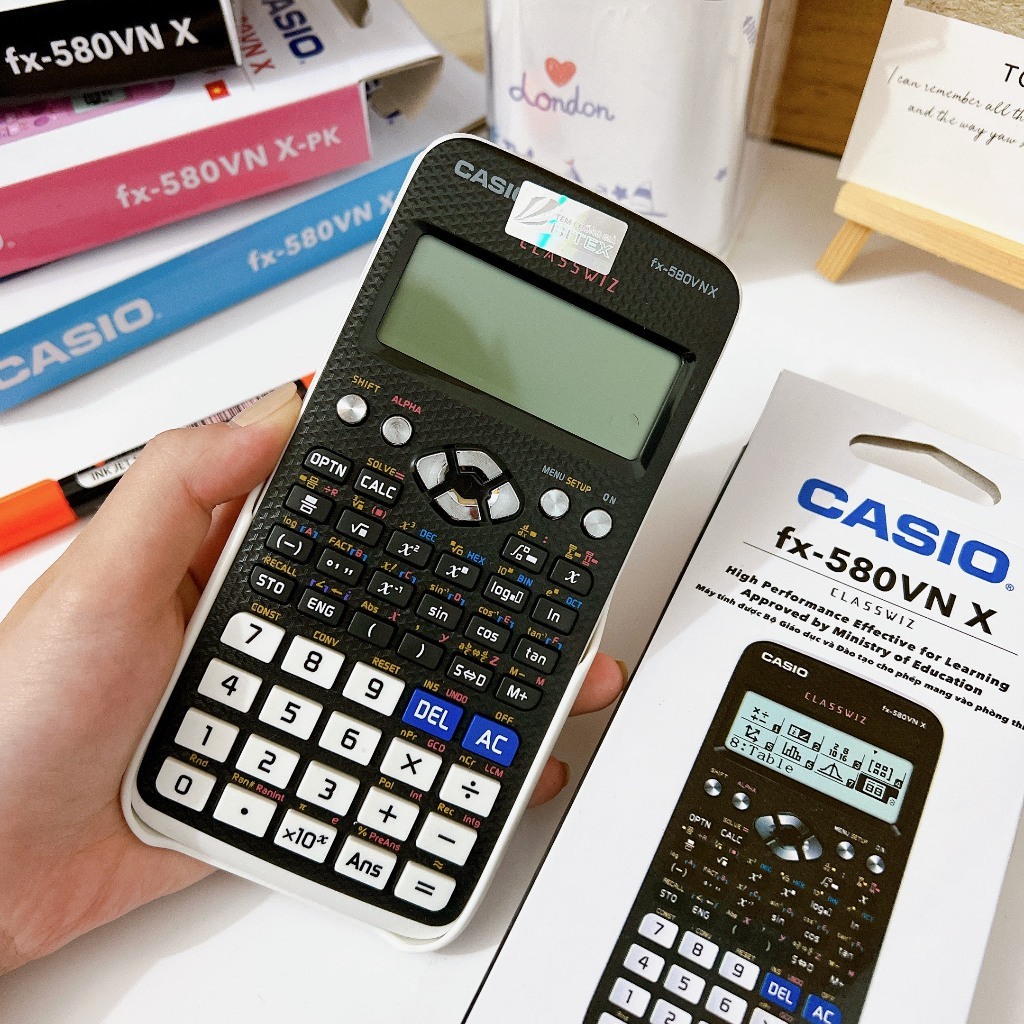 Máy Tính Casio FX-580VN X Dành Cho Học Sinh Cấp 2 Cấp 3 .Máy Tính Casio FX 580VN X . Màn hình LCD Độ
