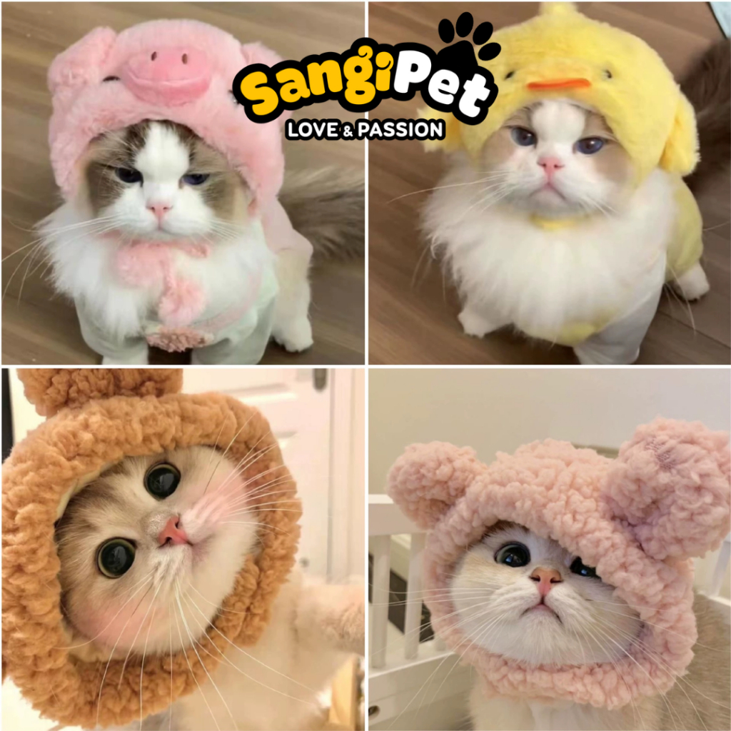 Mũ Bông Cho Chó Mèo Cosplay Thay Đổi Giao Diện, Cam Kết Hề Hước, Siêu Cute