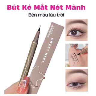Bút Kẻ Eyeliner SWEET MINT đầu mảnh 0.05mm Chống Nước Lâu Trôi