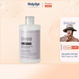 Q22_[Date T12/2025] Dầu xả BOHO 280ml không silicone cung cấp dưỡng chất ngăn ngừa rụng tóc, giúp tóc chắc khỏe