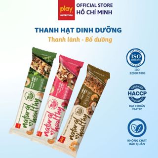 Thanh hạt dinh dưỡng PLAY Natural Healthy - Bánh ngũ cốc ăn kiêng, ăn sáng