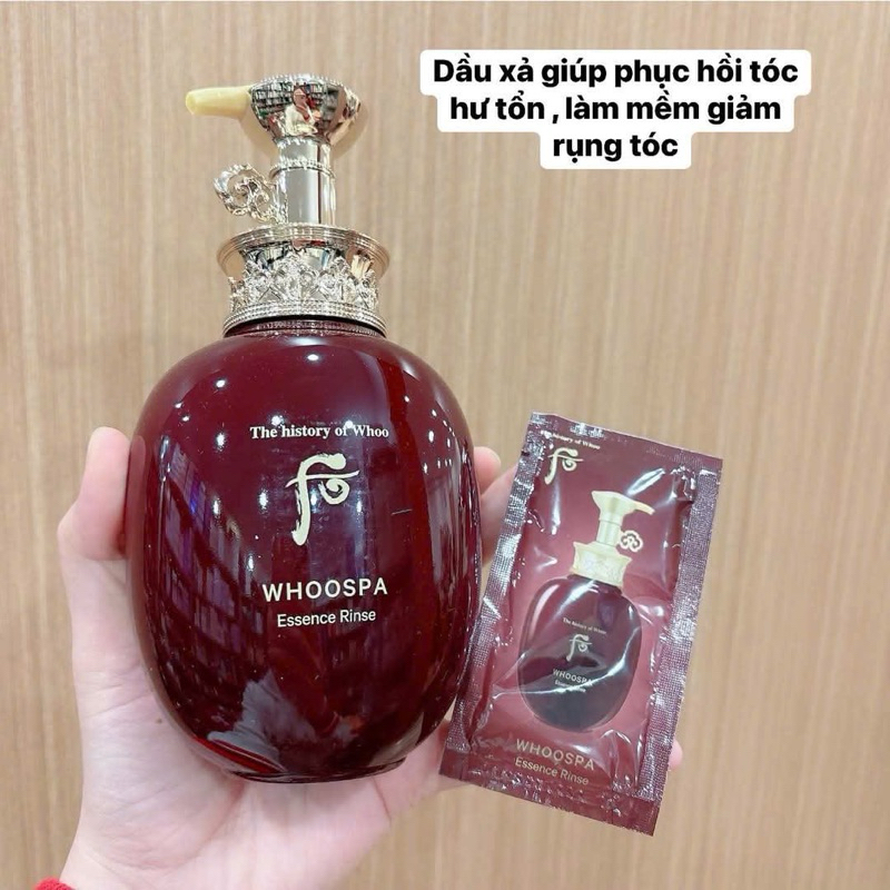 (10 gói date 2O26) - Kem xả tóc cao cấp Whoo Spa Essence Rinse