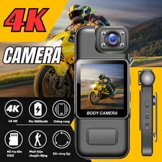  Camera Hành Trình Xe Máy 180 độ - Camera Mini Có Màng Hình LCD - Máy Quay Mini 4K Kết Hợp Ghi Âm Camera quay phim 