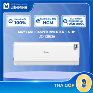 JC-12IU36 - Máy Lạnh Casper Inverter 1.5 HP - Làm Lạnh Nhanh Turbo Trong 30s [GIÁ MÁY]