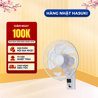 Quạt Treo Tường CNET CKAJ403WH Hasuki Nội Địa Nhật Sử Dụng Điện 100v