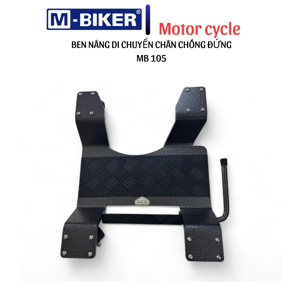 [ Chính hãng ] Ben nâng chân chống giữa, ben nâng xe, bàn xoay di chuyển MB105 mbiker.