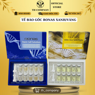 Tế Bào Gốc Ronas Phục Hồi, Cấp Ẩm, Căng Bóng, Mờ Thâm, Trắng Sáng Da Hộp 10 Lọ