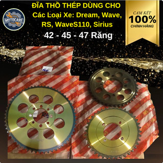 Dĩa Thồ Thép Dùng Cho Các Loại Xe: Dream, Wave, RS, WaveS110, Sirius 40 - 42 - 45 - 47 Răng