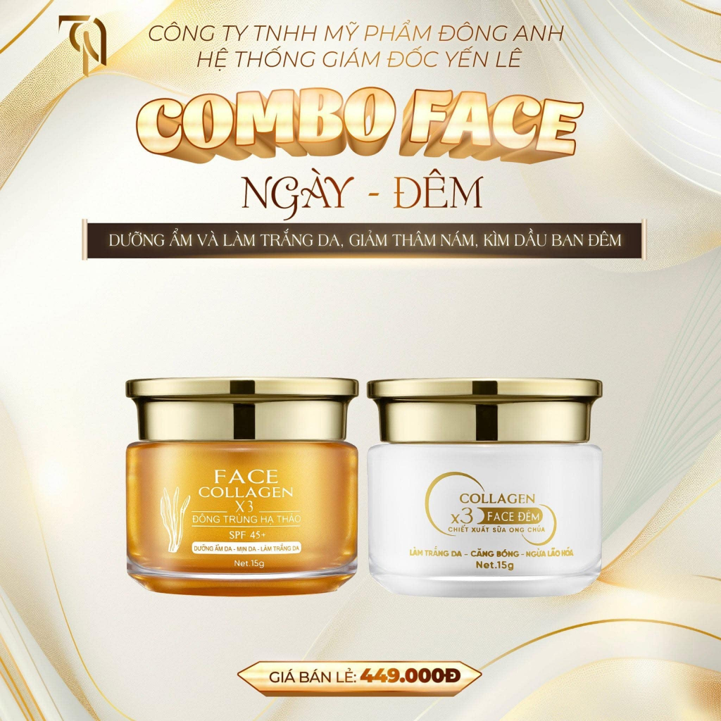 [TRỢ GIÁ]Kem Face Collagen x3 Đông Anh