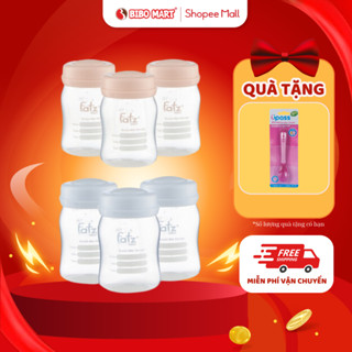 Bình Trữ Sữa Fatzbaby Bộ 3 Bình Trữ Sữa Mẹ Cổ Rộng Dễ Vệ Sinh FB0120NH Bình 150ml - Bibomart