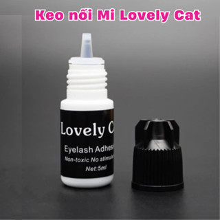 Keo nối mi khô nhanh bền 1-2 tuần LOVELY CAT 5ml