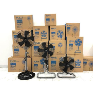 [HOẢ TỐC HN] Quạt sàn công nghiệp, quạt chân quỳ HaLi gió mạnh có thể chỉnh cao thấp
