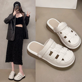  Dép sục nữ  sandal nữ kiểu dáng hàn quốc thanh lịch đế cao 4cm Lù Store - G333 