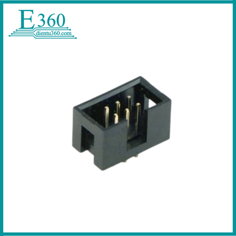 ĐẦU IDC6P 2.54mm ĐỰC THẲNG