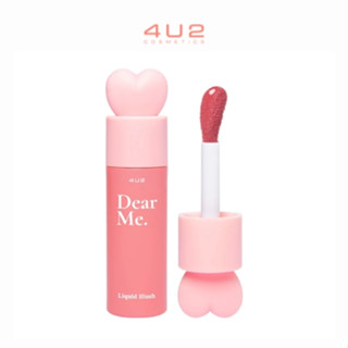 Má Hồng Kem Thuần Chay 4U2 Dear Me Liquid Blush 3,7g - Phấn Má Hồng Dạng Lỏng Kết Cấu Mỏng Nhẹ