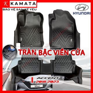  Thảm lót sàn ô tô Hyundai Accent 2018 -2023 khuôn đúc TPV KAMATA 