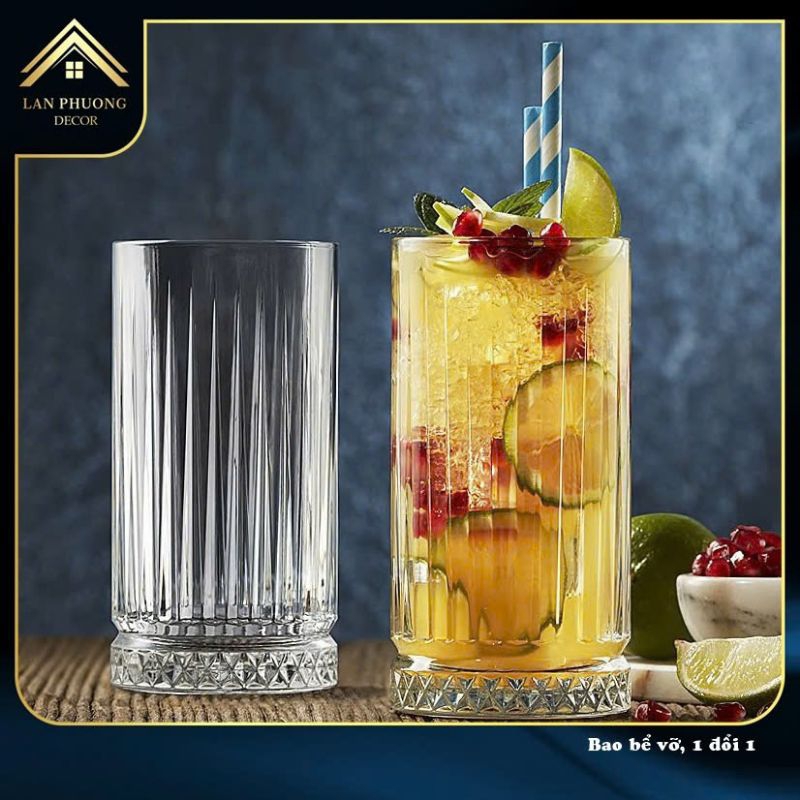 Cốc thủy tinh  uống cafe muối ,latte,soda, nước ép  mã 8415J dung tích 240-370-460 ml.