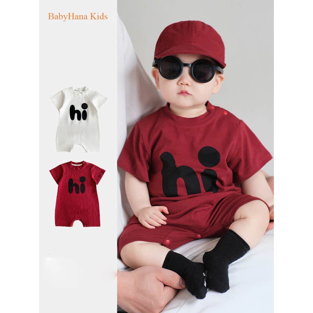 Body Cho Bé, Bodysuit Đùi Bé Trai Bé Gái, Mẫu Áo Liền Quần Cộc Tay Chất Thun Lạnh Có size từ 3-12kg