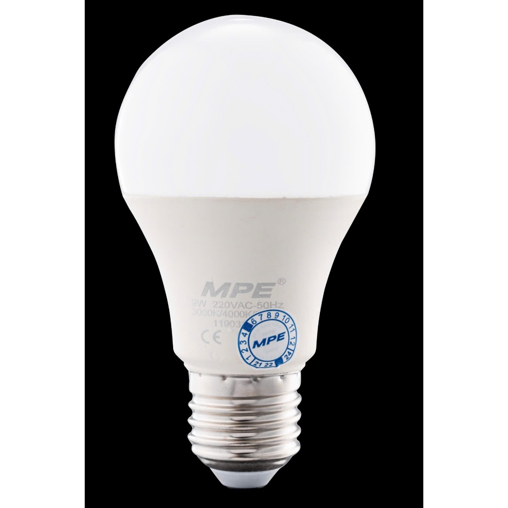 [MPE] LED BULB 3 CHẾ ĐỘ MÀU LB-9/3C CS 9W