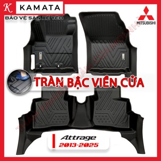 Thảm lót sàn ô tô Mitsubishi Attrage 2013 - 2024 đúc nguyên khối chất liệu TPV