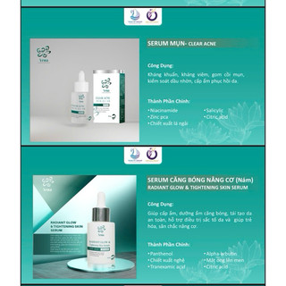 Combo Dưỡng Trắng Căng Bóng Da Nâng cơ [kem dưỡng trắng - serum căng bóng]