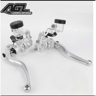 [ Tặng dầu ]Tay phanh AGL  bình dầu rời  độ phanh đĩa xe điện( giá 1 cặp)