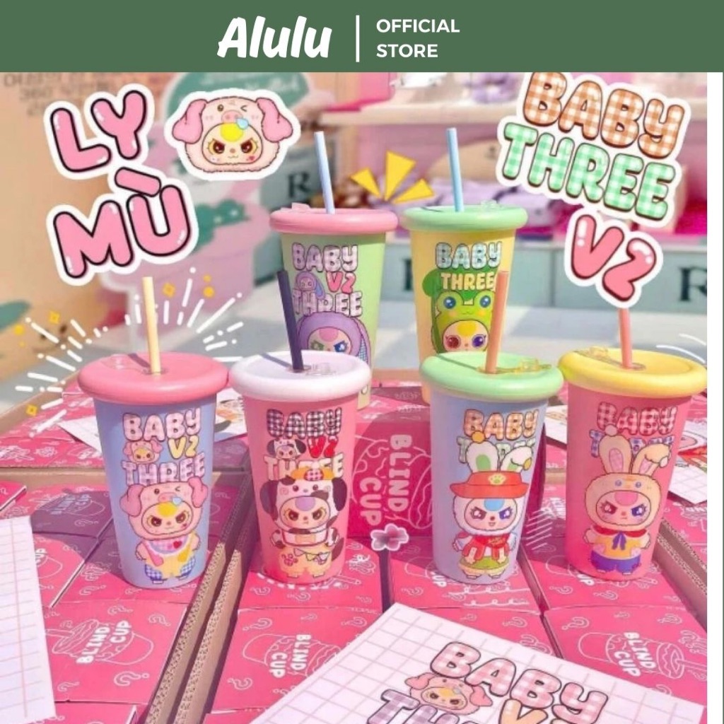 Ly Mù Baby Three Phiên Bản V2 400% - Blindcup Cốc Mù Baby Three - Hộp Mù Ngẫu Nhiên - Ly Mù In 3d Nổ