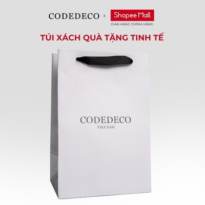 Túi đóng gói làm quà tặng CODEDECO kèm ruy băng thắt nơ màu ngẫu nhiên