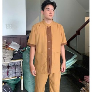 Đồ Lam Đi Chùa _Lãnh Tụ Phối Nam Nhiều Màu