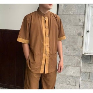 Đồ Lam Đi Chùa _Lãnh Tụ Phối Nam Nhiều Màu