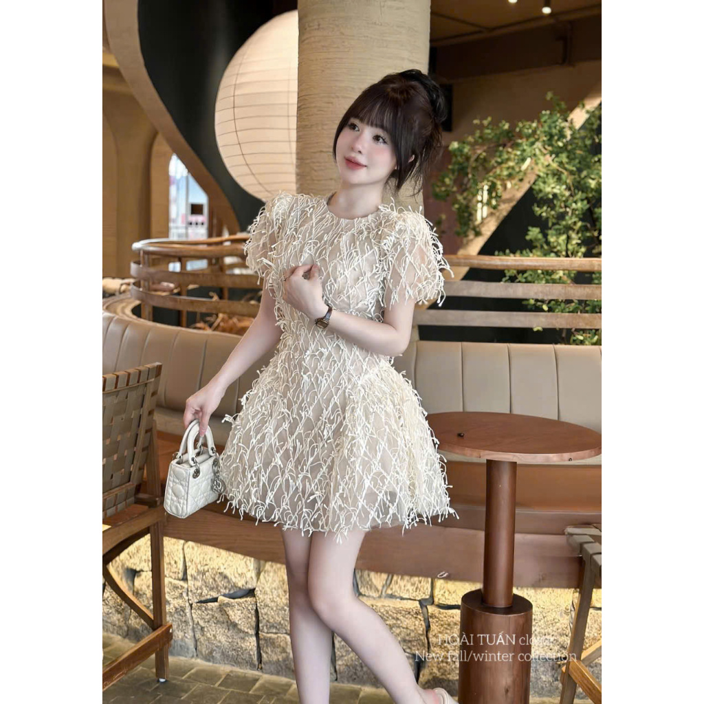 Váy nữ cao cấp váy nữ dự tiệc váy lông nhím tặng kèm quần loại 1 chất đẹp có lớp lót bên trong váy phồng xoè đẹp | BigBuy360 - bigbuy360.vn