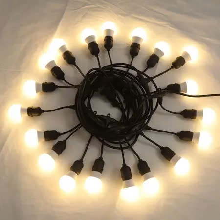 Dây Đèn Trang Trí Ngoài Trời 5m 10 đuôi, 10m 15 đuôi, 10m 20 đuôi ( Sản Phẩm Có Kèm Bóng)