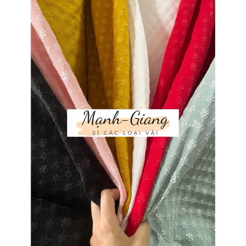 gấm xốp hoa nhí