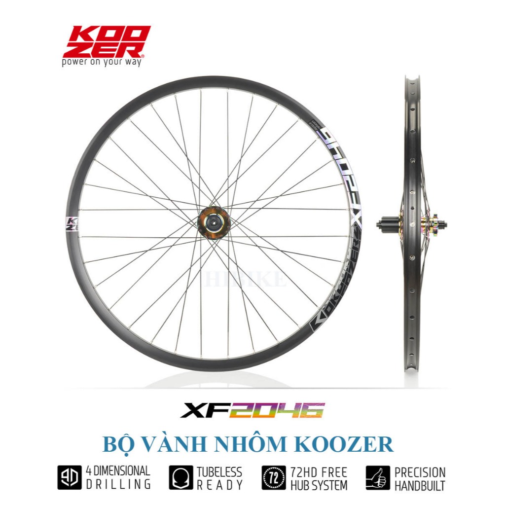 Bộ Vành Nhôm Xe Đạp Koozer XF2046 Bộ Bánh Xe Đạp Size 27.5 và 26 29 Inch