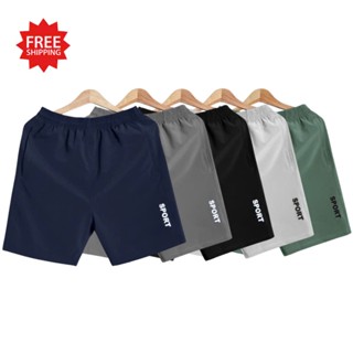 (Thoa Sport) Combo 5 quần short nam, Quân đùi nam, Quần nam in chữ SPORT chất liệu co giãn thoáng mát, túi có khóa kéo.
